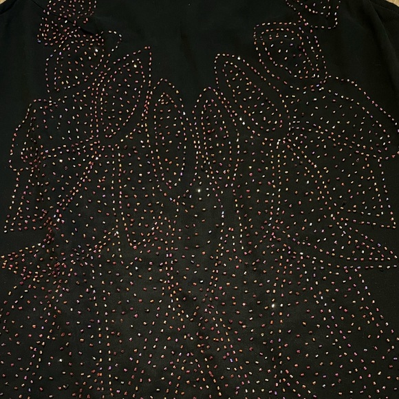 Black beaded flapper dress - Picture 2 of 15